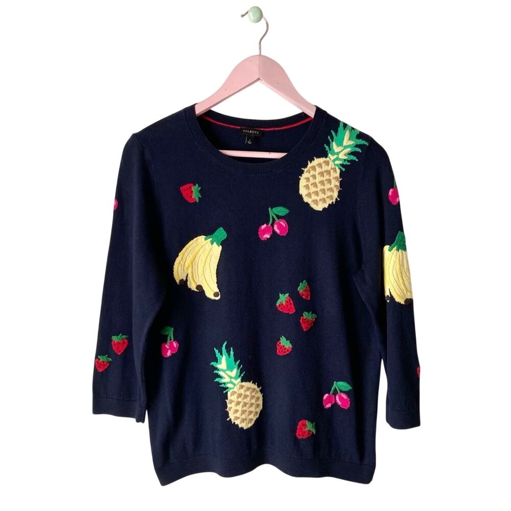 Talbots Fruit Sweater